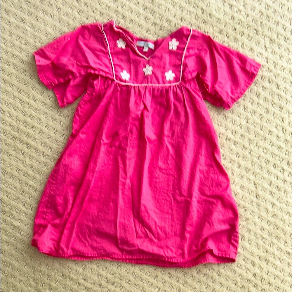 Elephantito Pink Embroidered Beach Coverup